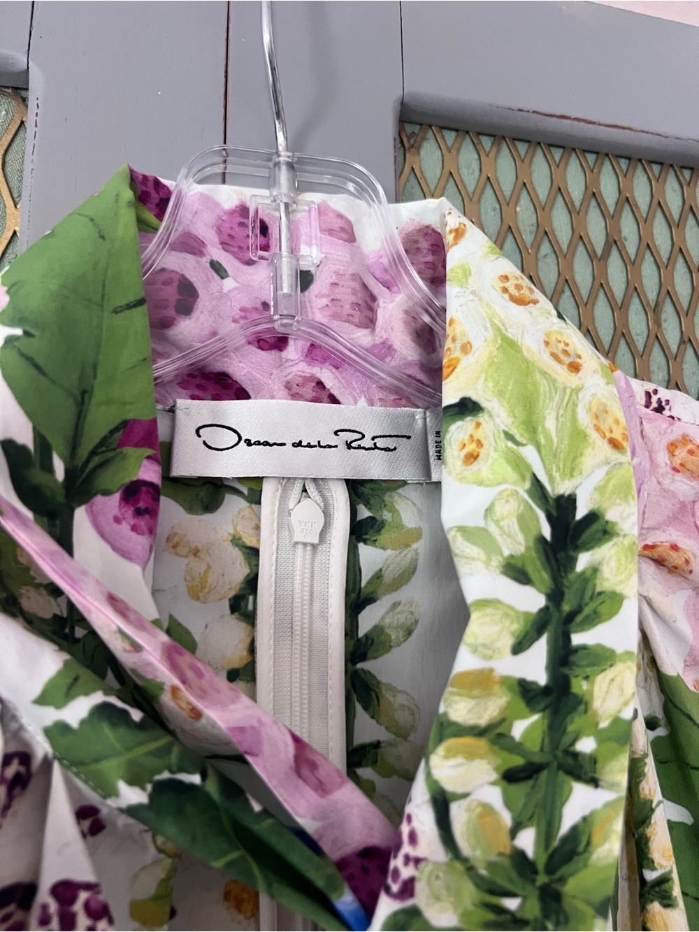 Oscar de la Renta poplin dress - Picture 6 of 9